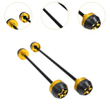 Rear Front Axle Fork Sliders Practical Parts for Yamaha MT-09 2021-2023 Gold
