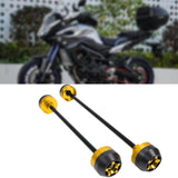 Rear Front Axle Fork Sliders Practical Parts for Yamaha MT-09 2021-2023 Gold