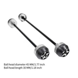 Rear Front Axle Fork Sliders Practical Parts for Yamaha MT-09 2021-2023 Silver