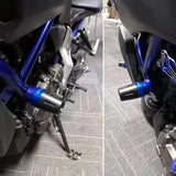 Motorcycle Frame Sliders Easy to Use Parts for Yamaha MT07 Tracer700 GT Black