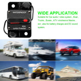 Thermal Circuit Breaker Trip Switch for Atvs Marine Boat Trolling Motor 60A