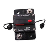 Thermal Circuit Breaker Trip Switch for Atvs Marine Boat Trolling Motor 120A