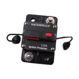 Thermal Circuit Breaker Trip Switch for Atvs Marine Boat Trolling Motor 120A