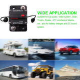 Thermal Circuit Breaker Trip Switch for Atvs Marine Boat Trolling Motor 120A