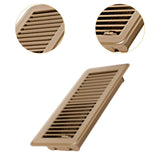 RV Floor Register 10 x 4" Air Vent Cover Cover for Indoor Floor Ceiling Brown
