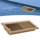 RV Floor Register 10 x 4" Air Vent Cover Cover for Indoor Floor Ceiling Brown