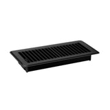 RV Floor Register 10 x 4" Air Vent Cover Cover for Indoor Floor Ceiling Black