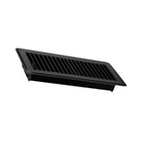 RV Floor Register 10 x 4" Air Vent Cover Cover for Indoor Floor Ceiling Black