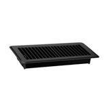 RV Floor Register 10 x 4" Air Vent Cover Cover for Indoor Floor Ceiling Black
