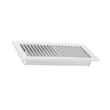 RV Floor Register 10 x 4" Air Vent Cover Cover for Indoor Floor Ceiling White