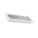 RV Floor Register 10 x 4" Air Vent Cover Cover for Indoor Floor Ceiling White
