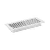 RV Floor Register 10 x 4" Air Vent Cover Cover for Indoor Floor Ceiling White