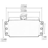 Coolant Expansion Tank 1 L Aluminum 240SX WRX for Civic Integra Sturdy Siler