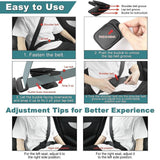 2x Generic Seat Belt Clips Easy to Install Direct Replaces Seatbelt Adjuster
