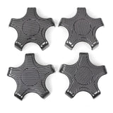 4x Wheel Hub Caps Center Cover Repair Spare for Tesla Model 3 2017-2022 Bright Black