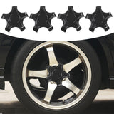 4x Wheel Hub Caps Center Cover Repair Spare for Tesla Model 3 2017-2022 Bright Black