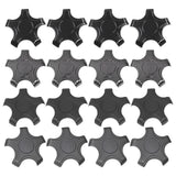 4x Wheel Hub Caps Center Cover Repair Spare for Tesla Model 3 2017-2022 Bright Black
