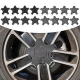 4x Wheel Hub Caps Center Cover Repair Spare for Tesla Model 3 2017-2022 Bright Black