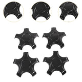 4x Wheel Hub Caps Center Cover Repair Spare for Tesla Model 3 2017-2022 Bright Black