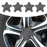 4x Wheel Hub Caps Center Cover Repair Spare for Tesla Model 3 2017-2022 Carbon Fiber
