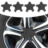 4x Wheel Hub Caps Center Cover Repair Spare for Tesla Model 3 2017-2022 Matte Black