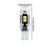 Generic LED Bulb for Car DC 12V Practical LED Wedge Light Bulb for Auto White