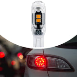 Generic LED Bulb for Car DC 12V Practical LED Wedge Light Bulb for Auto Yellow