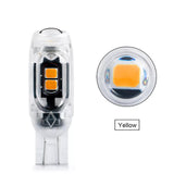 Generic LED Bulb for Car DC 12V Practical LED Wedge Light Bulb for Auto Yellow