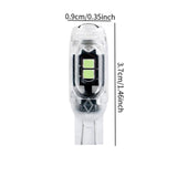 Generic LED Bulb for Car DC 12V Practical LED Wedge Light Bulb for Auto Blue