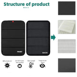 RV Door Window Shade Cover Black for Motorhomes Travel Trailers Campers