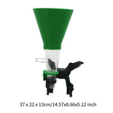 Engine Oil Funnel for Cars Trucks Automotive Easy to Use Accessory Mess Free Green