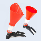 Engine Oil Funnel for Cars Trucks Automotive Easy to Use Accessory Mess Free Green