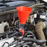 Engine Oil Funnel for Cars Trucks Automotive Easy to Use Accessory Mess Free Green