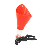 Engine Oil Funnel for Cars Trucks Automotive Easy to Use Accessory Mess Free Red