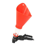 Engine Oil Funnel for Cars Trucks Automotive Easy to Use Accessory Mess Free Red