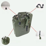 Metal Fuel Can Spout Leakproof Flexible Long Nose Easy Pouring Gas Can Spout