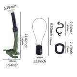 Metal Fuel Can Spout Leakproof Flexible Long Nose Easy Pouring Gas Can Spout