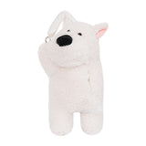 Generic Plushie Dog Car Tissue Holder Cartoon for Long Distance Trip Auto Red Cherry
