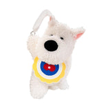 Generic Plushie Dog Car Tissue Holder Cartoon for Long Distance Trip Auto Yellow Princess