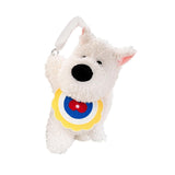 Generic Plushie Dog Car Tissue Holder Cartoon for Long Distance Trip Auto Yellow Princess