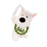 Generic Plushie Dog Car Tissue Holder Cartoon for Long Distance Trip Auto Green Frog