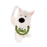 Generic Plushie Dog Car Tissue Holder Cartoon for Long Distance Trip Auto Green Frog