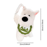 Generic Plushie Dog Car Tissue Holder Cartoon for Long Distance Trip Auto Green Frog