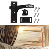 Caravan Door Lock with Screws Replacement Kit for Camper Van Motorhome Left handle