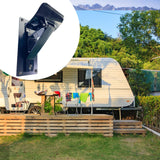 RV Awning Support Strong Load Bearing Capacity Easy Installation Awning Part Black