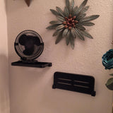 Bathroom Wall Shelf Practical Rag Drain Rack for Office Bedroom Cabinet White