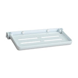 Bathroom Wall Shelf Practical Rag Drain Rack for Office Bedroom Cabinet White