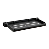 Bathroom Wall Shelf Practical Rag Drain Rack for Office Bedroom Cabinet Black