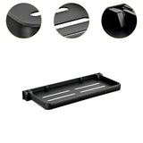 Bathroom Wall Shelf Practical Rag Drain Rack for Office Bedroom Cabinet Black