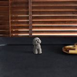 Dog Miniature Figurine Mini Animal Statue for Bedroom Shelf Living Room Gray Squatting